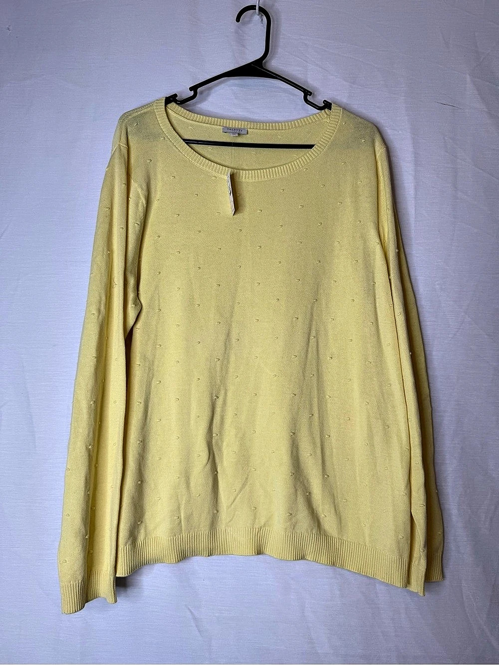 Talbots Yellow Crew Neck Sweater XL